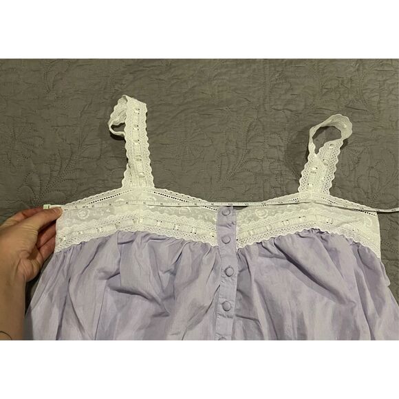 Victoria’s Secret Medium Vintage Good Label Mumu Lavender Nightgown - Picture 5 of 5